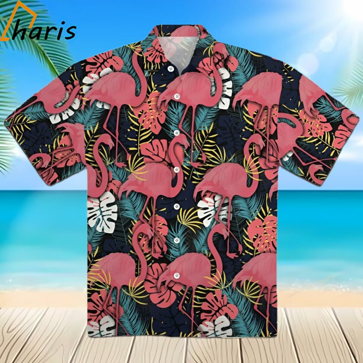 Flamingo Trendy Hawaiian Shirt 2 2