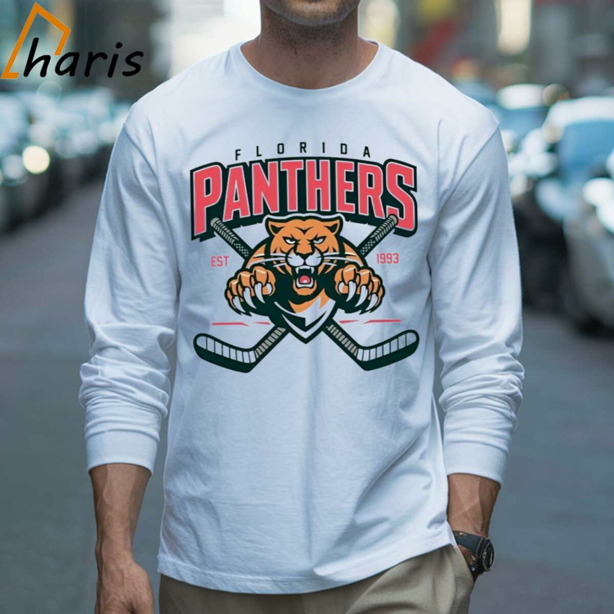 Florida Panthers Hockey 1993 Vintage Shirt 3 Long sleeve shirt