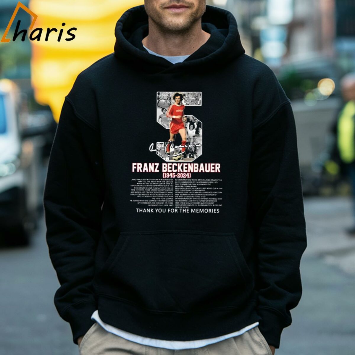 Franz Beckenbauer 1945 2024 Thank You For The Memories Signature T shirt 5 Hoodie