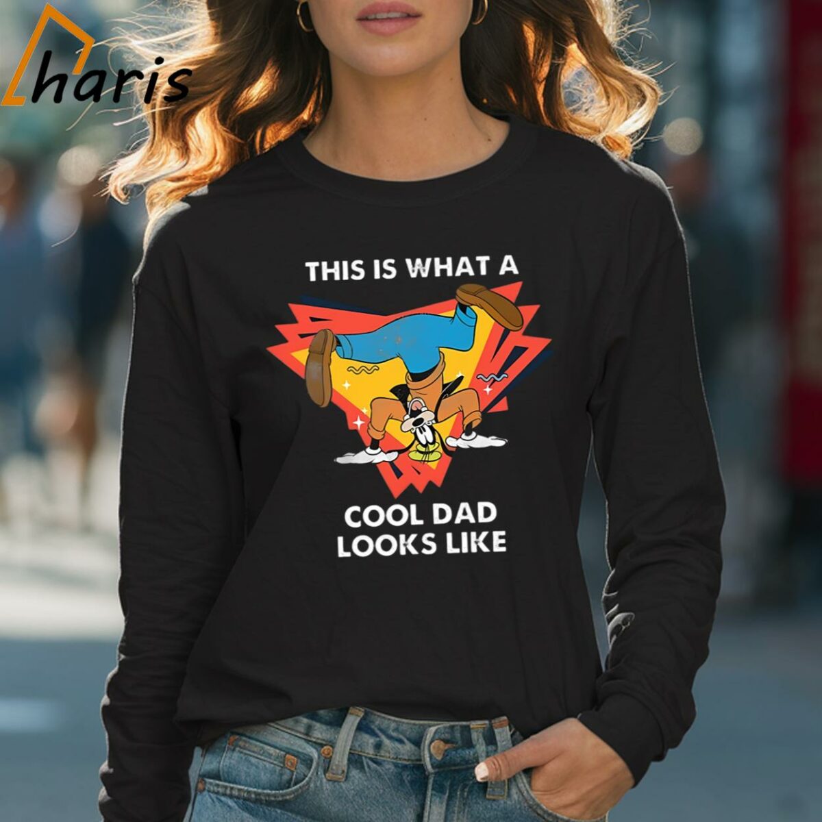Funny Goofy Is A Cool Dad Looks Like Disney Dad Shirt 4 Long sleeve shirt