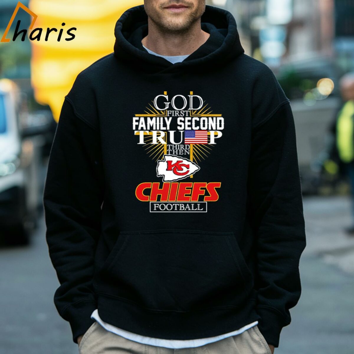 God First Family Second Trump Kansas City Chiefs Football Shirt 5 Hoodie