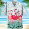 Graceful Flamingos 3D Hawaiian Shirt 1 1