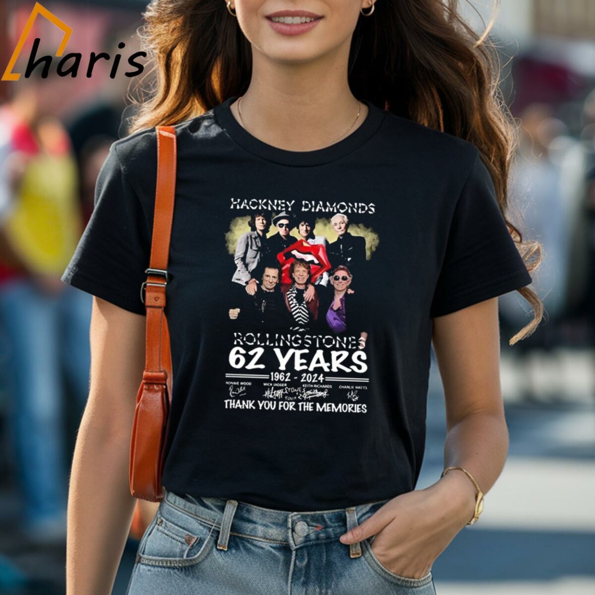 Hackney Diamonds Rolling Stones 62 Years Signature Thank You The Memories Signatures T shirt 1 Shirt