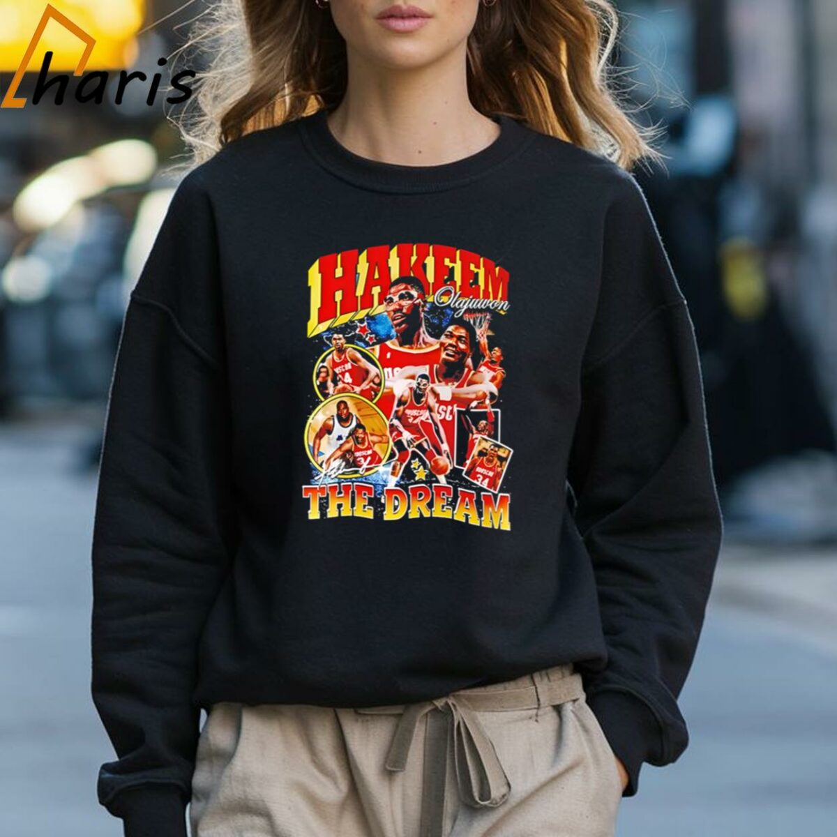 Hakeem Olajuwon The Dream Vintage Shirt 3 Sweatshirt