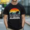 Hakuna Matata Retro Vintage Sunset T shirt Inspired By The Lion King For Fathers Day 1 Shirt