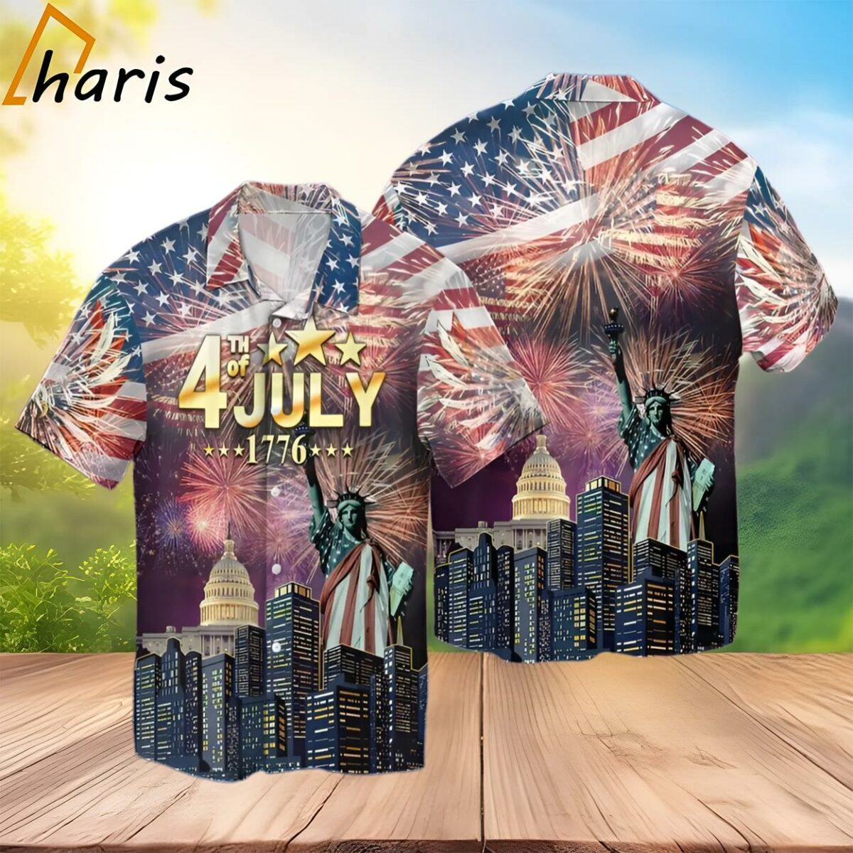 Happy 4Th Of July Independence Day American Flag Hawaiian Shirt 2 3