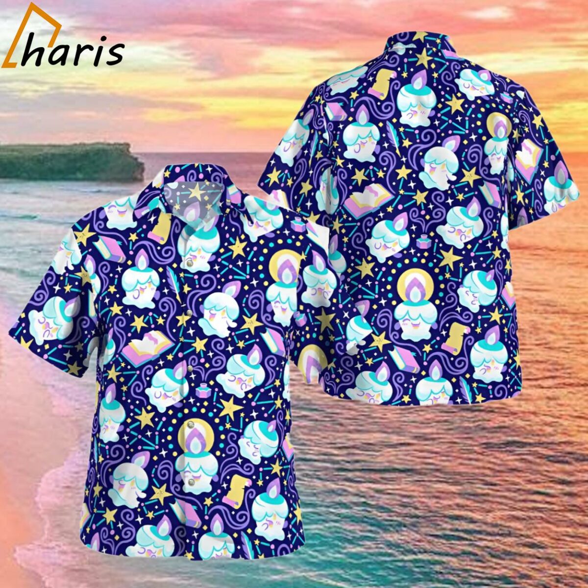 Hawaiian Hitomoshi Pokemon Shirt 1 1