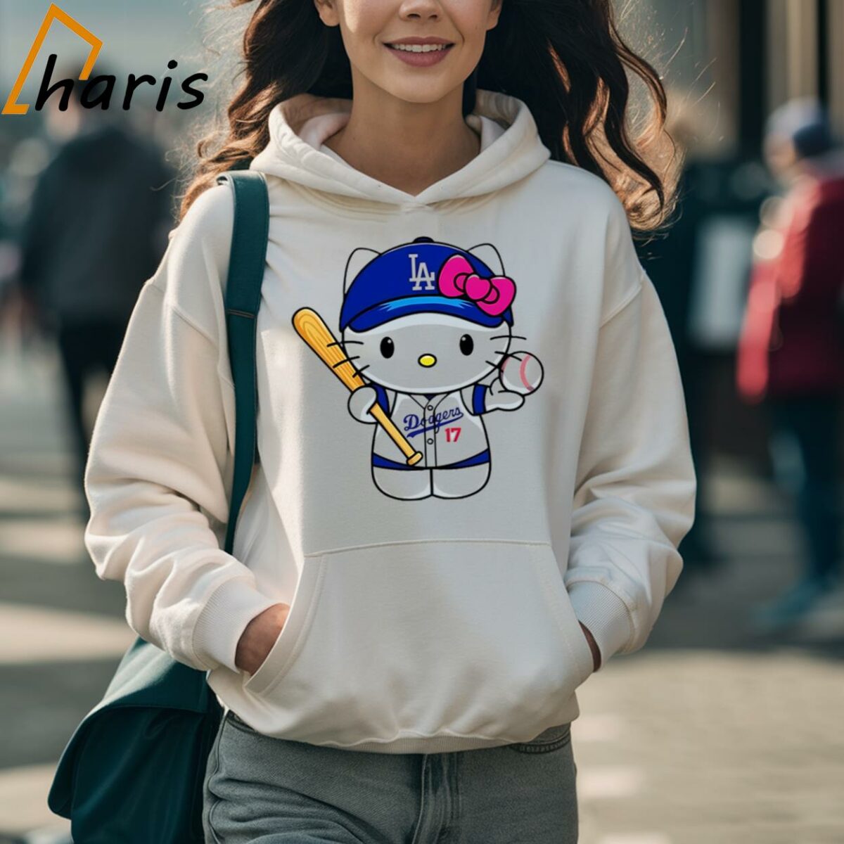 Hello Kitty Los Angeles Dodgers MLB Shirt 4 Hoodie