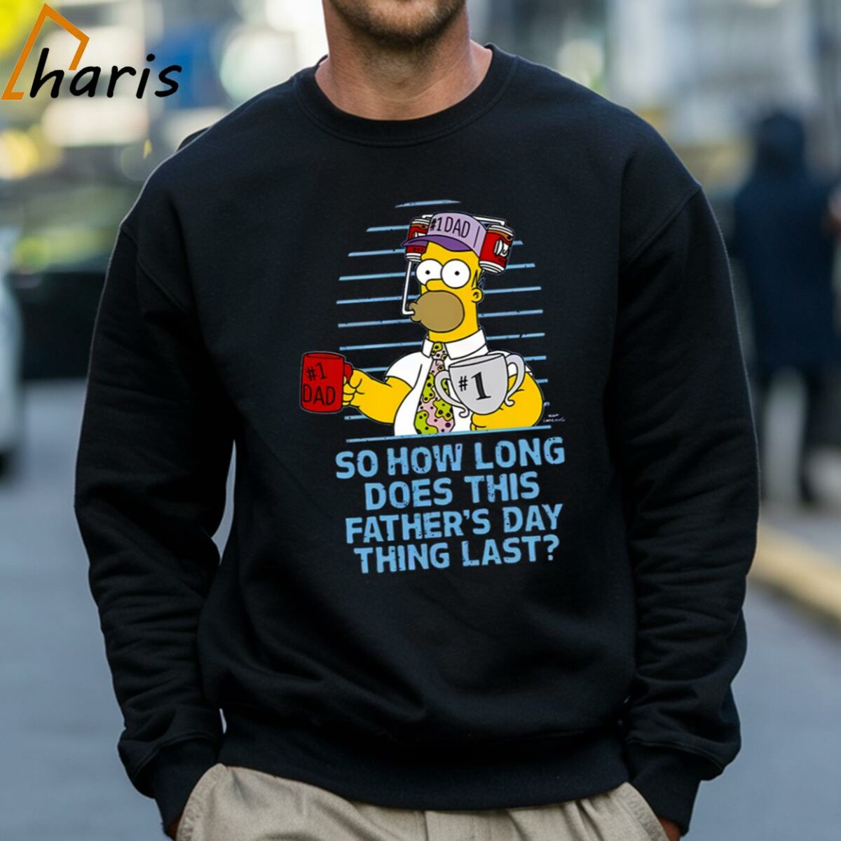 Homer Simpson Fathers Day Simpsons T shirt 4 Sweatshirt
