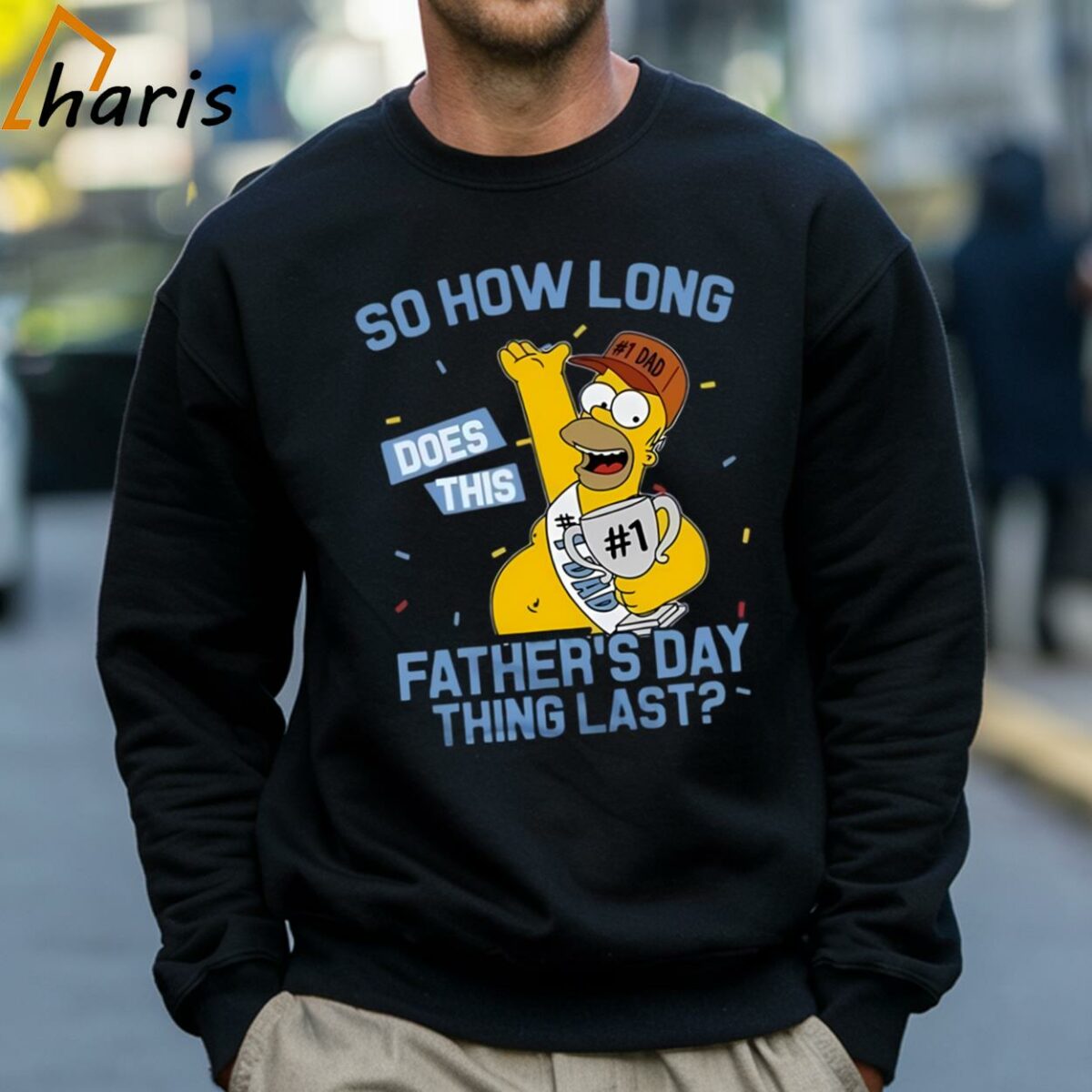 Homer Simpson Shirt Fathers Day Gift 4 Sweatshirt