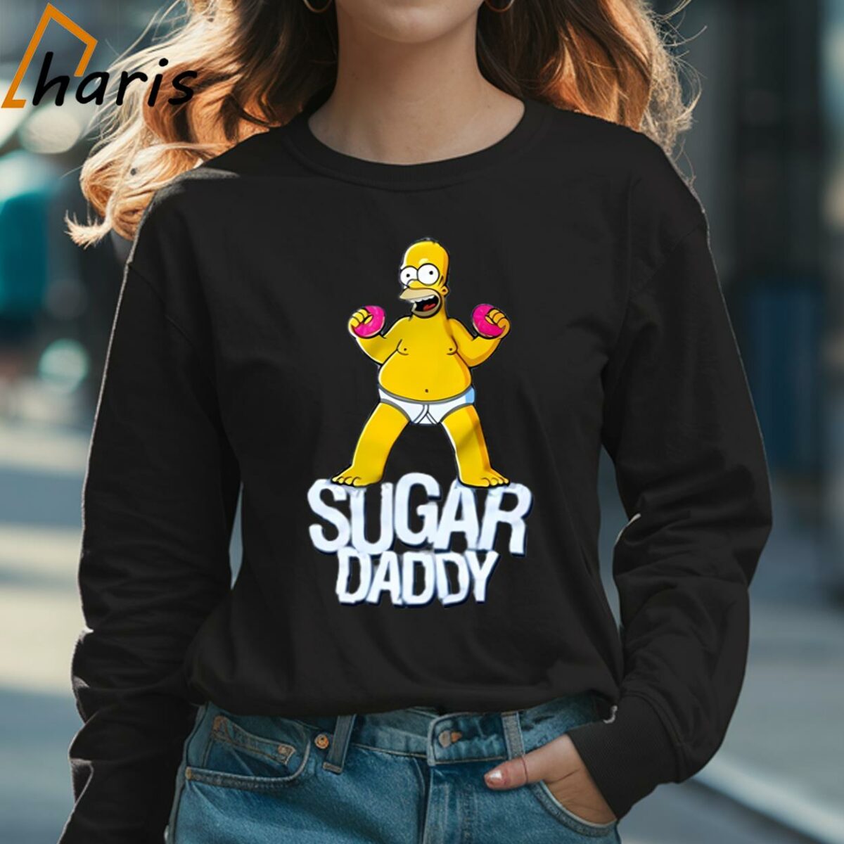 Homer Simpson Sugar Daddy T shirt 3 Long sleeve shirt