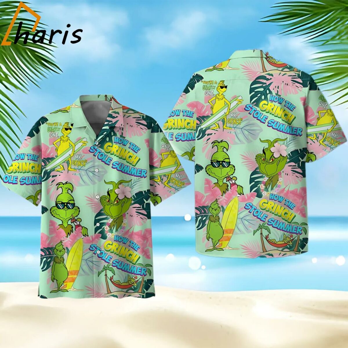How The Grinch Stole Summer Hawaiian Shirt 1 1