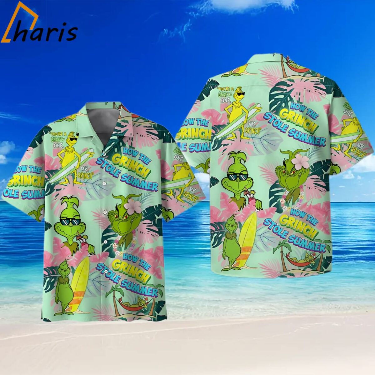 How The Grinch Stole Summer Hawaiian Shirt 2 2