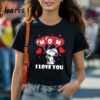 I Love You Mom Snoopy Heart Mothers Day Shirt 1 Shirt