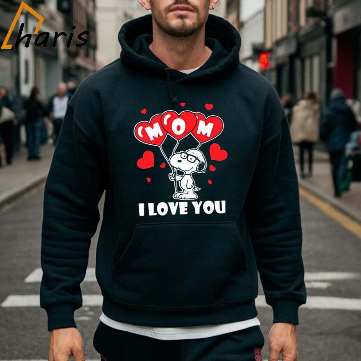 I Love You Mom Snoopy Heart Mothers Day Shirt 5 Hoodie