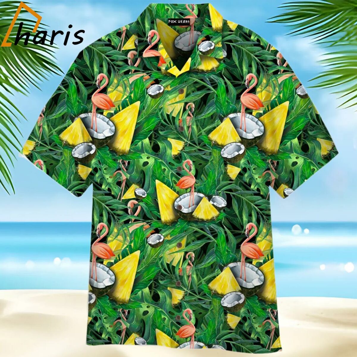 Im Flocking Retired Flamingo Tropical Hawaiian Shirt 1 1