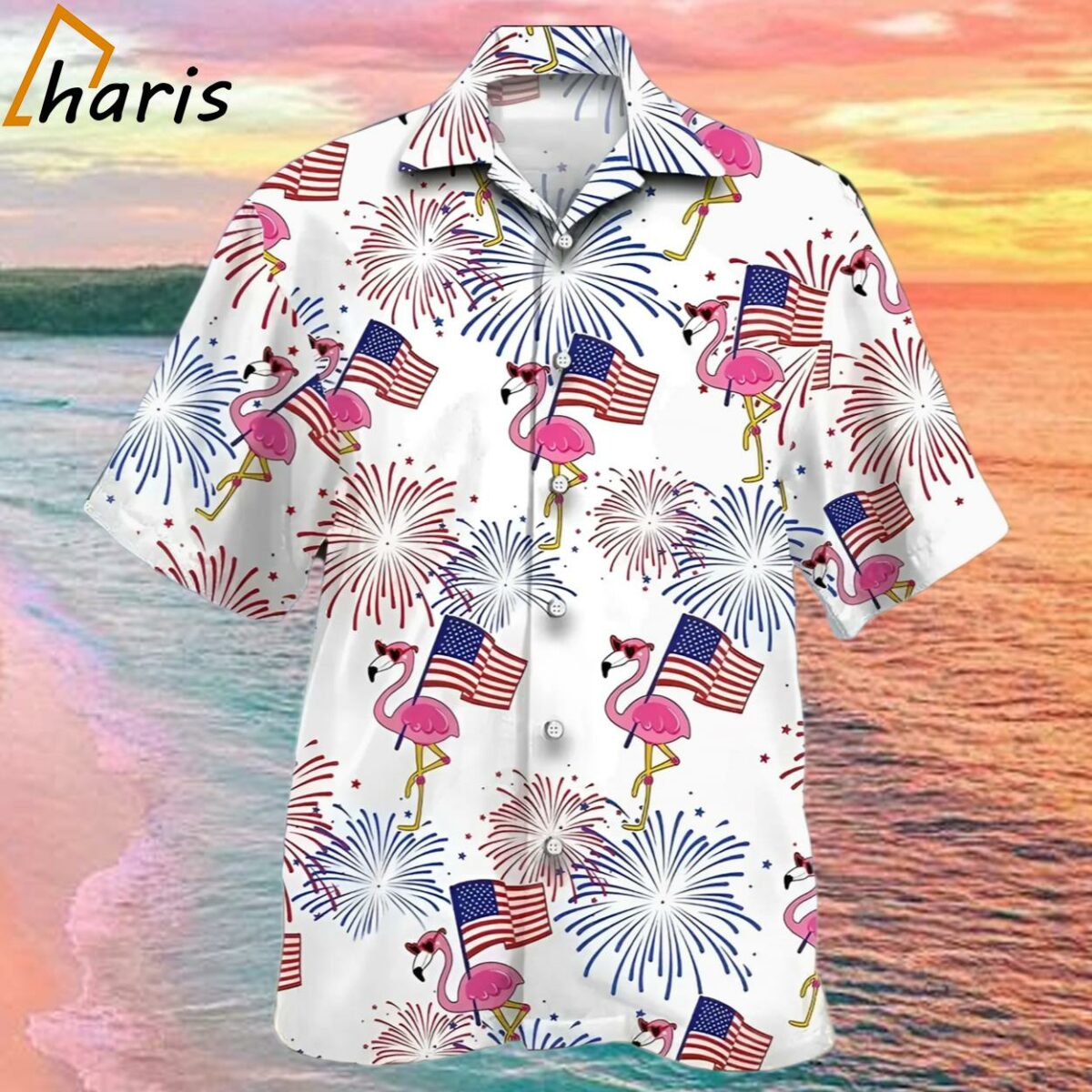 Independence Day Is Coming Flamingo Trendy Hawaiian Shirt