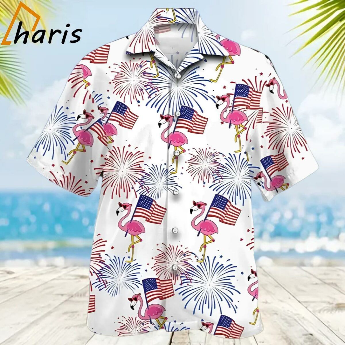 Independence Day Is Coming Flamingo Trendy Hawaiian Shirt 2 2