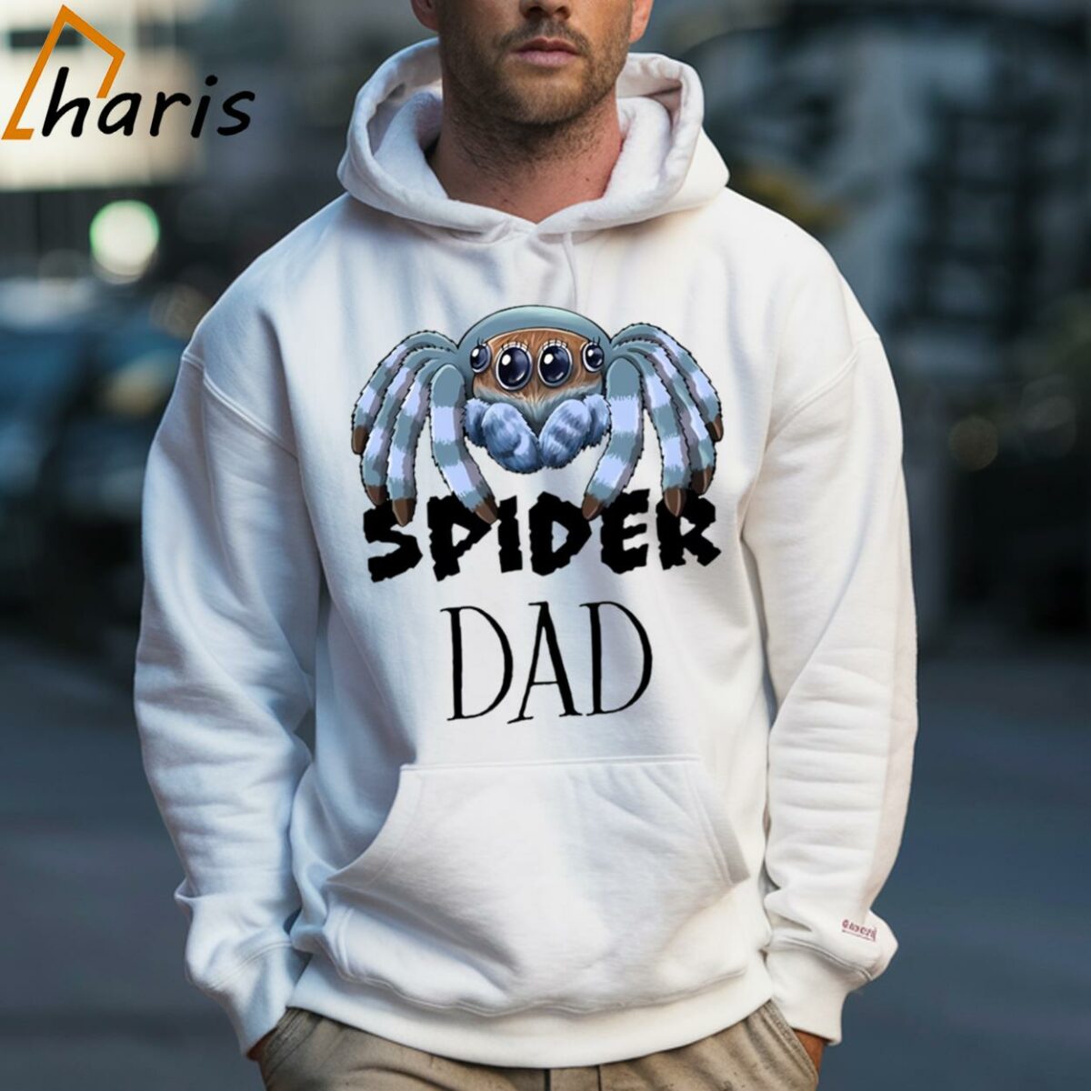 Inktastic Spider Dad Cute Jumping Spider T shirt 5 Hoodie