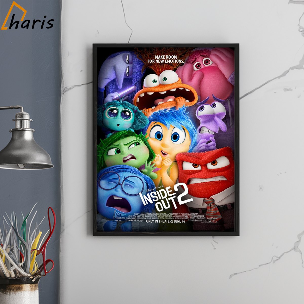 Inside Out 2 Disney Movies Poster