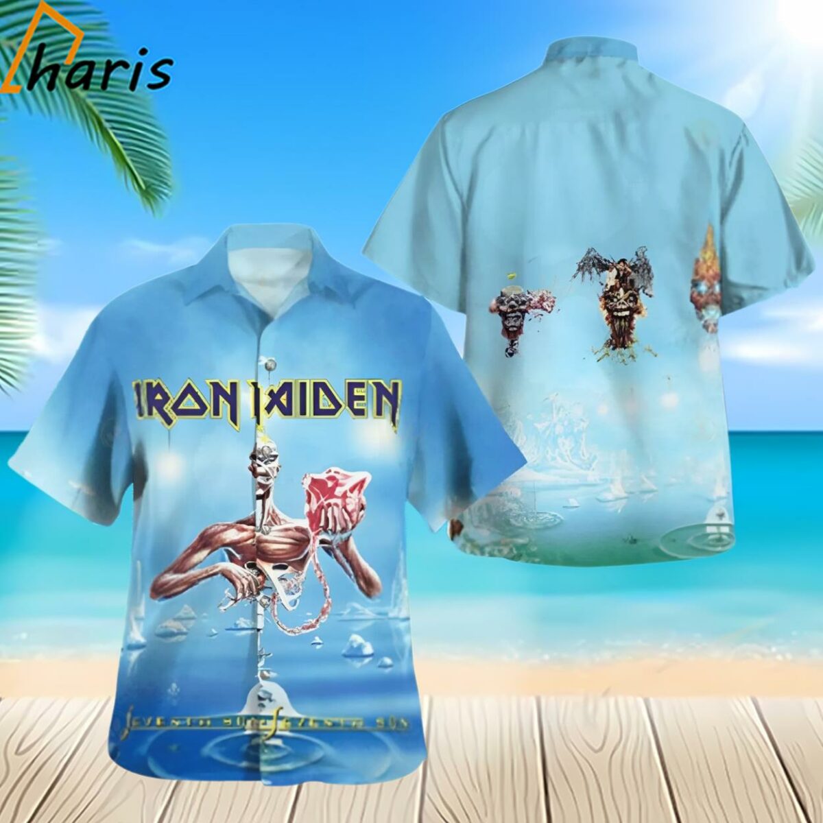 Iron Maiden Aloha 3d Hawaiian Shirt 2 2