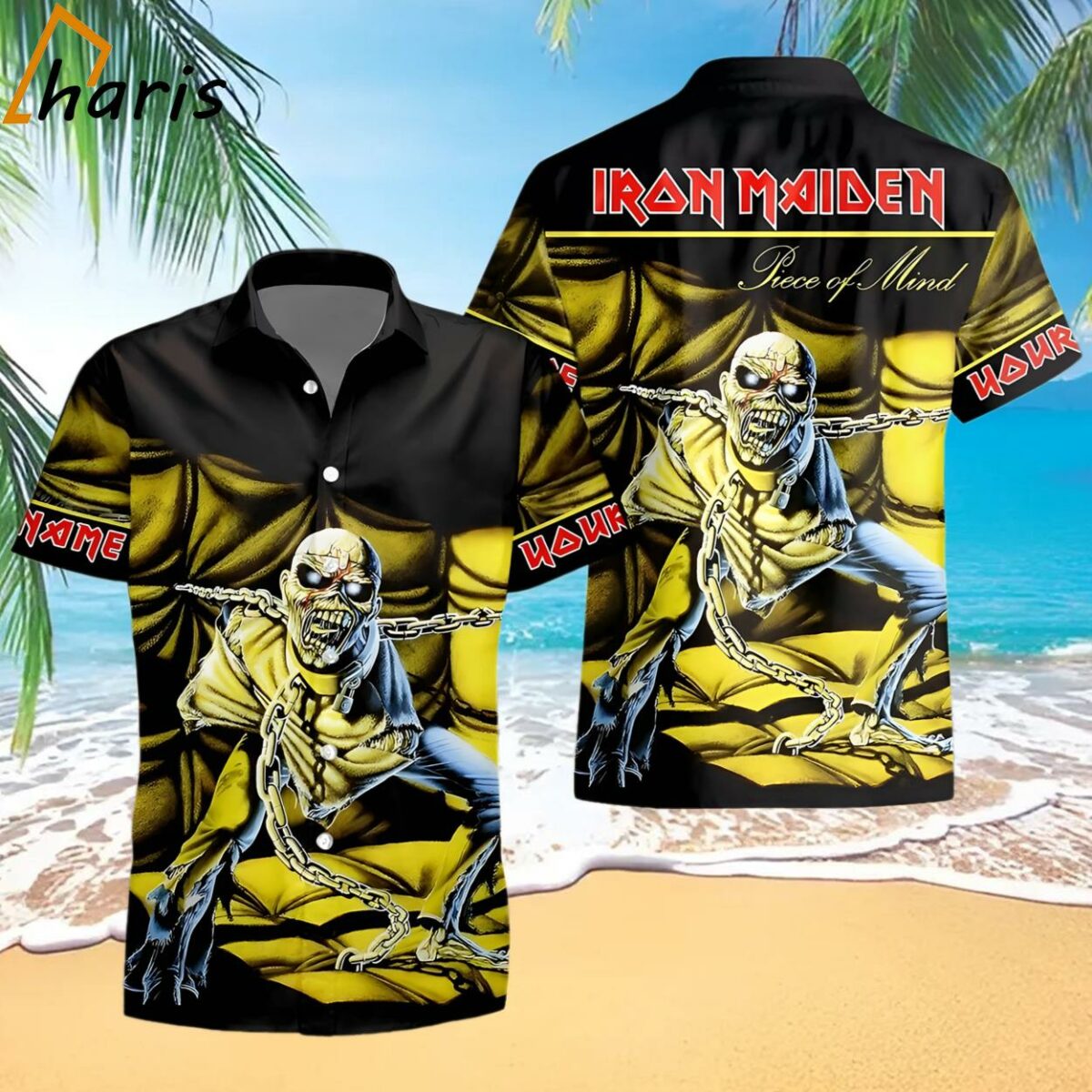 Iron Maiden Piece Of Mind Hawaiian Shirt 1 1