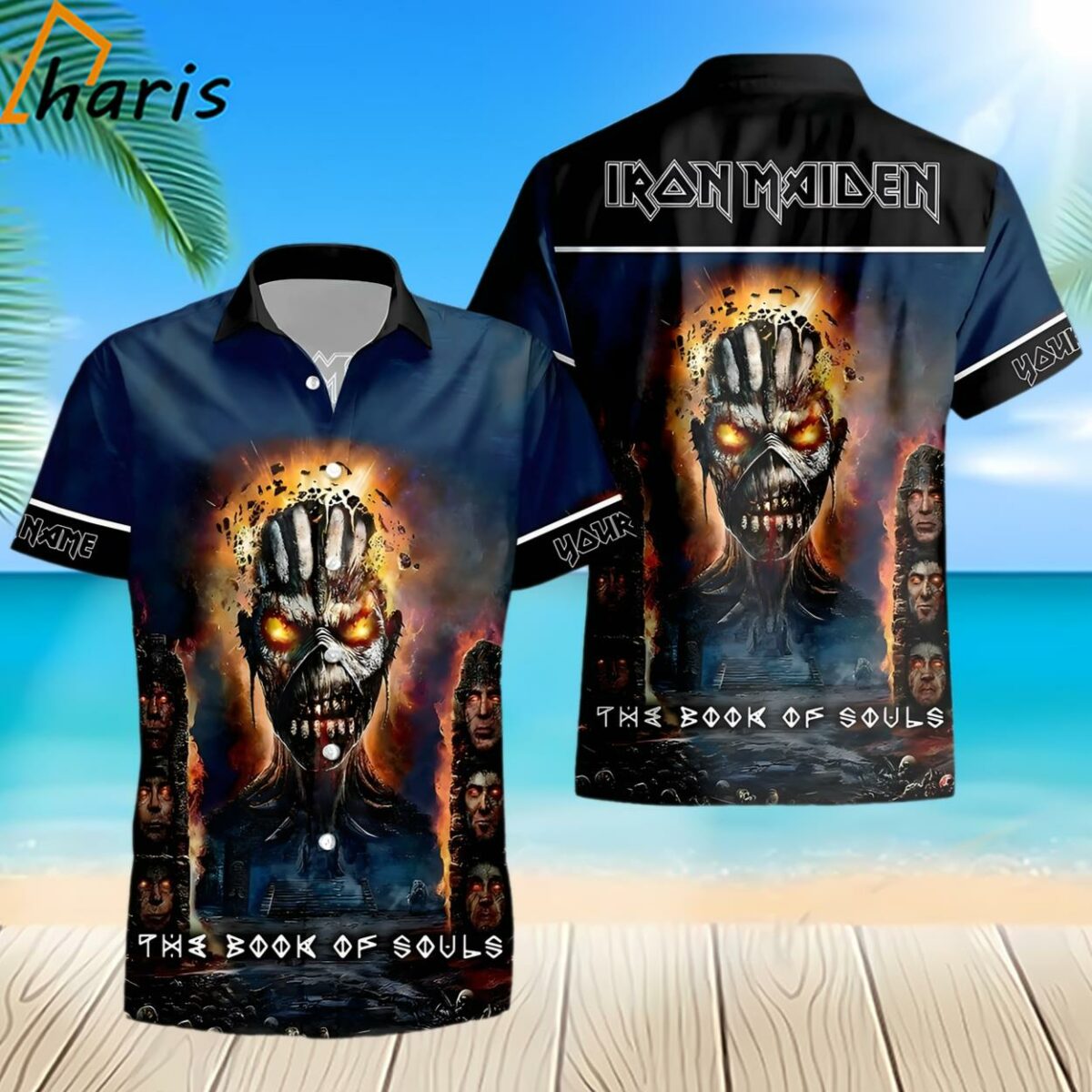 Iron Maiden The Book Of Souls Hawaiian Shirt 2 2