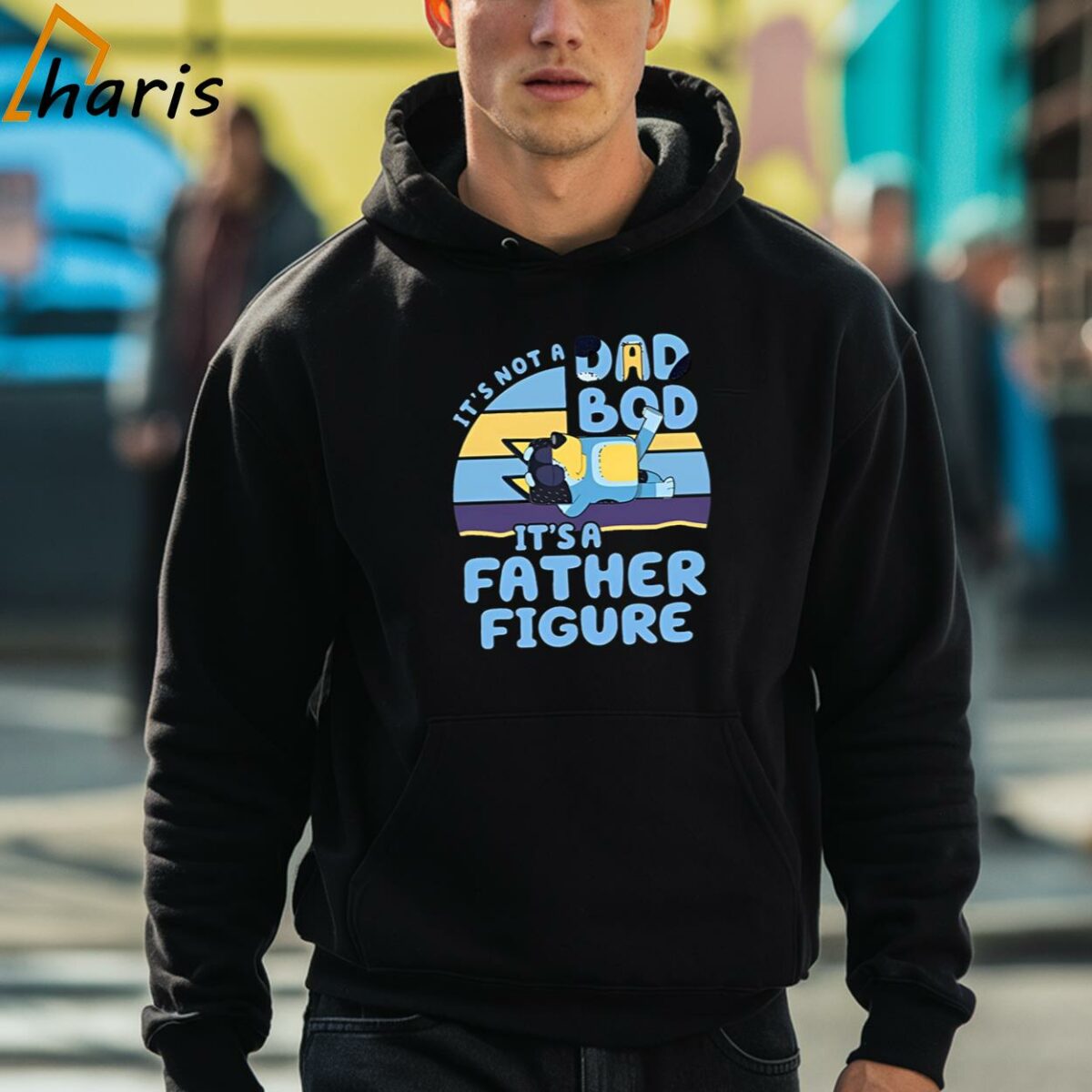 Its Not A Dad Bod Its A Father Figure Funny Bluey Shirt 3 hoodie