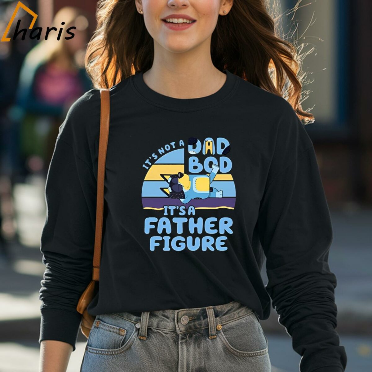 Its Not A Dad Bod Its A Father Figure Funny Bluey Shirt 4 long sleeve shirt