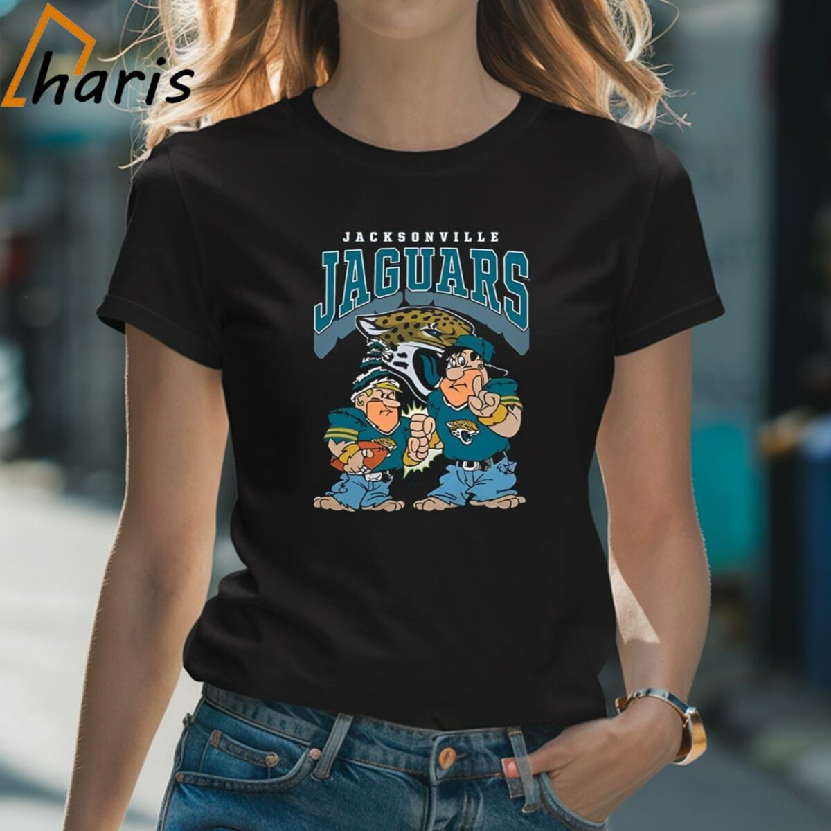 Jacksonville Jaguars Flintstones Football 2024 T shirt 2 Shirt