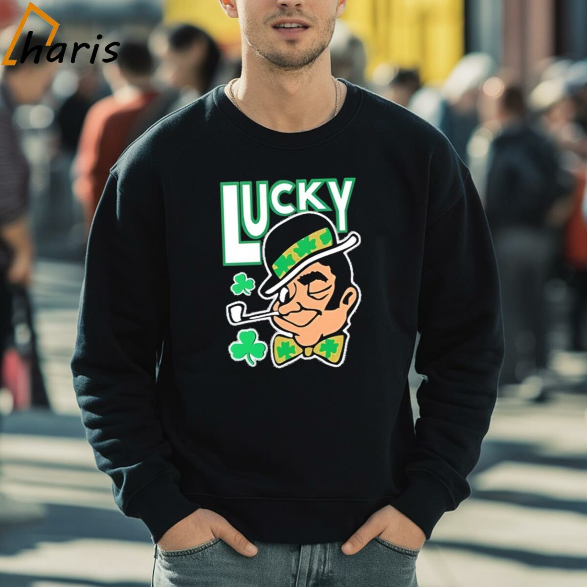 Jayson Tatum Wearing Lucky Celtics 2024 Shirt 5 sweatshirt