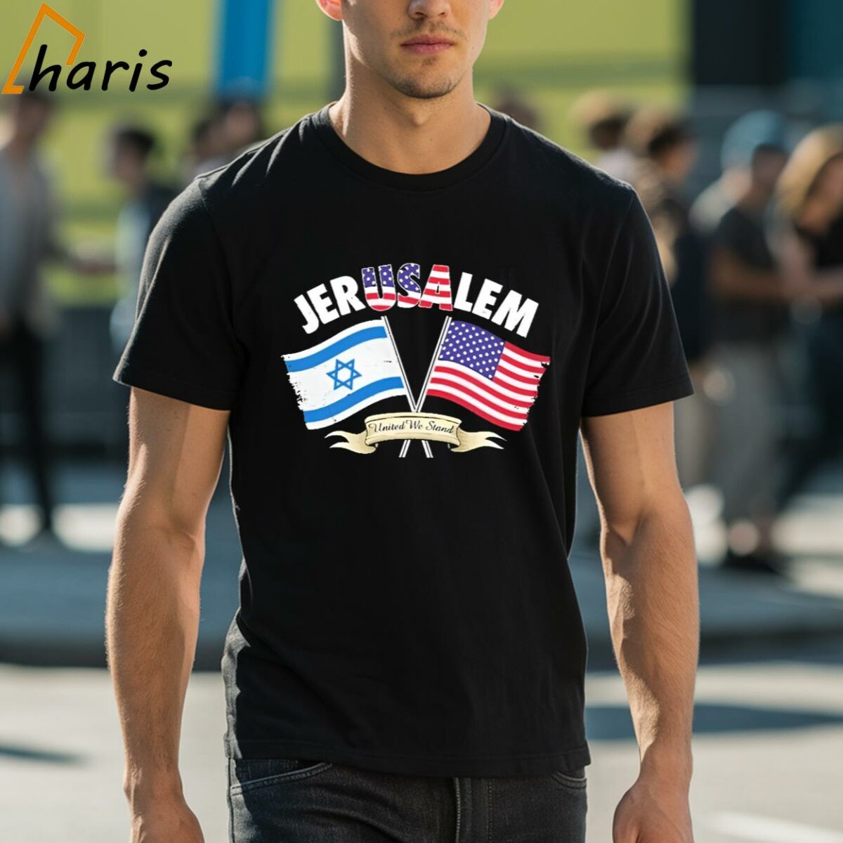 JerUSAlem United We Stand Israel USA Shirt 1 shirt