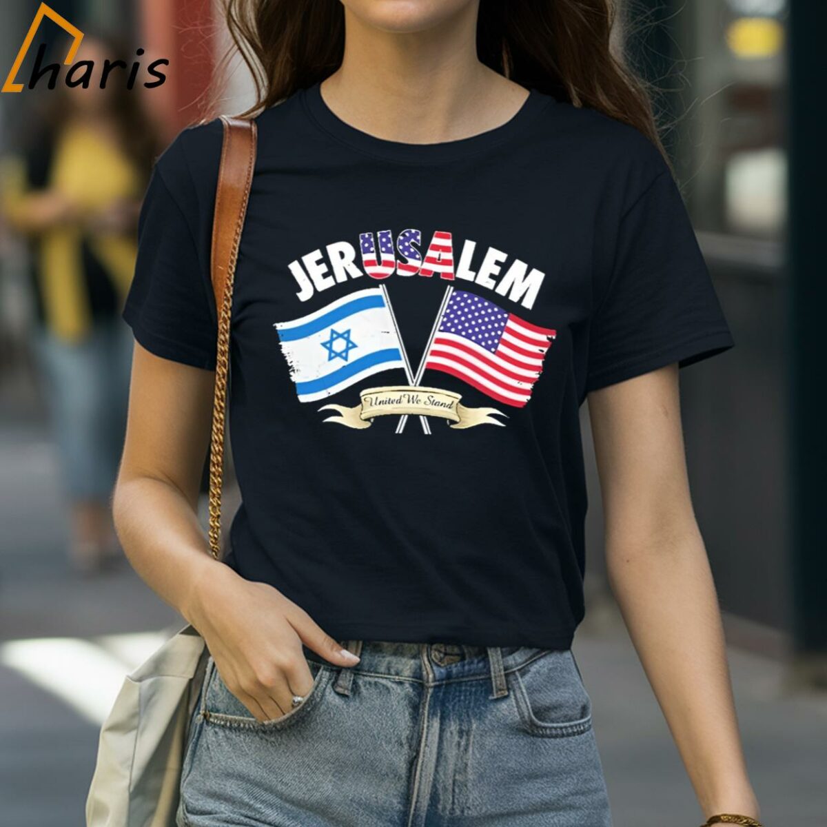 JerUSAlem United We Stand Israel USA Shirt 2 shirt
