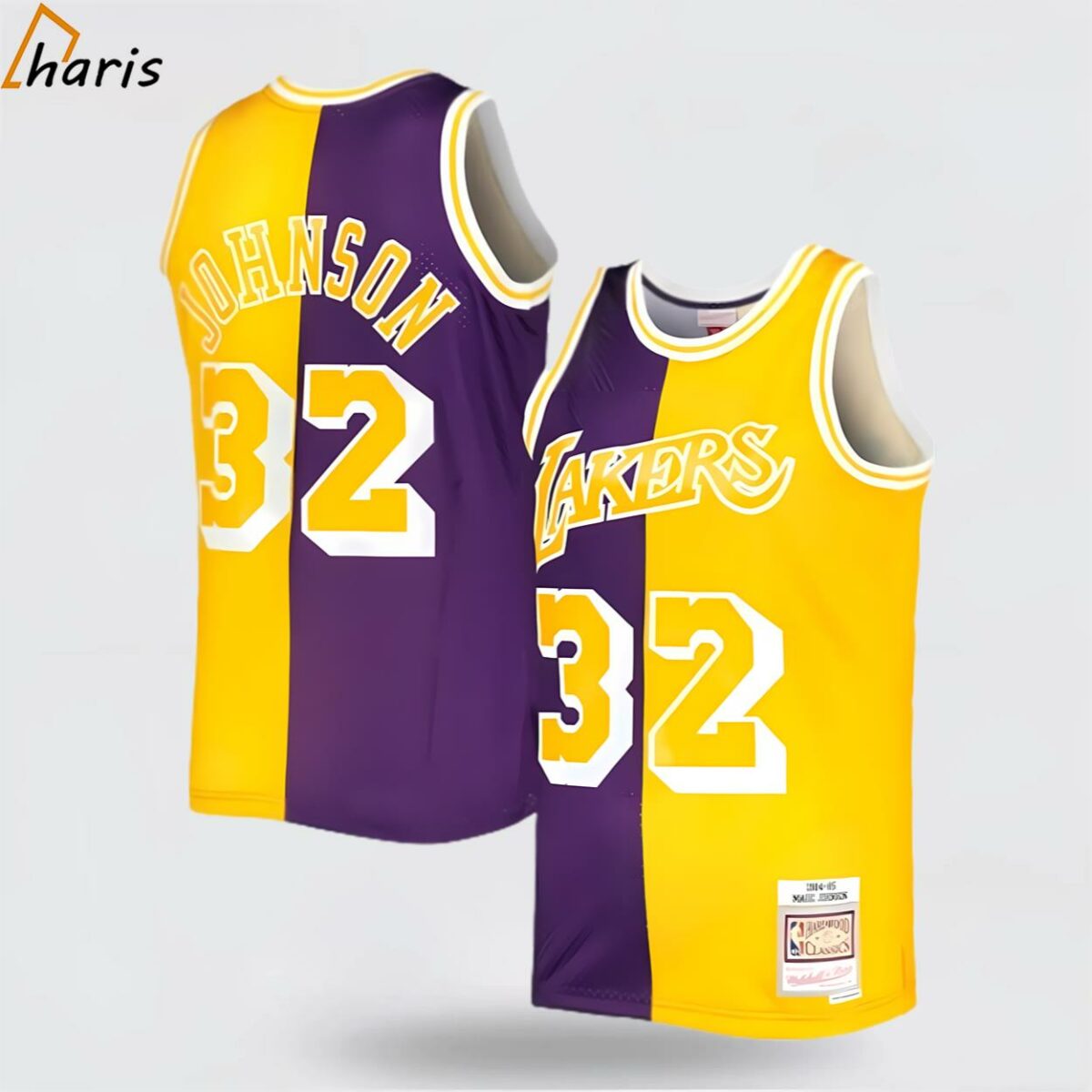 Johnson Los Angeles Lakers Swingman Jersey Purple Gold 1 jersey