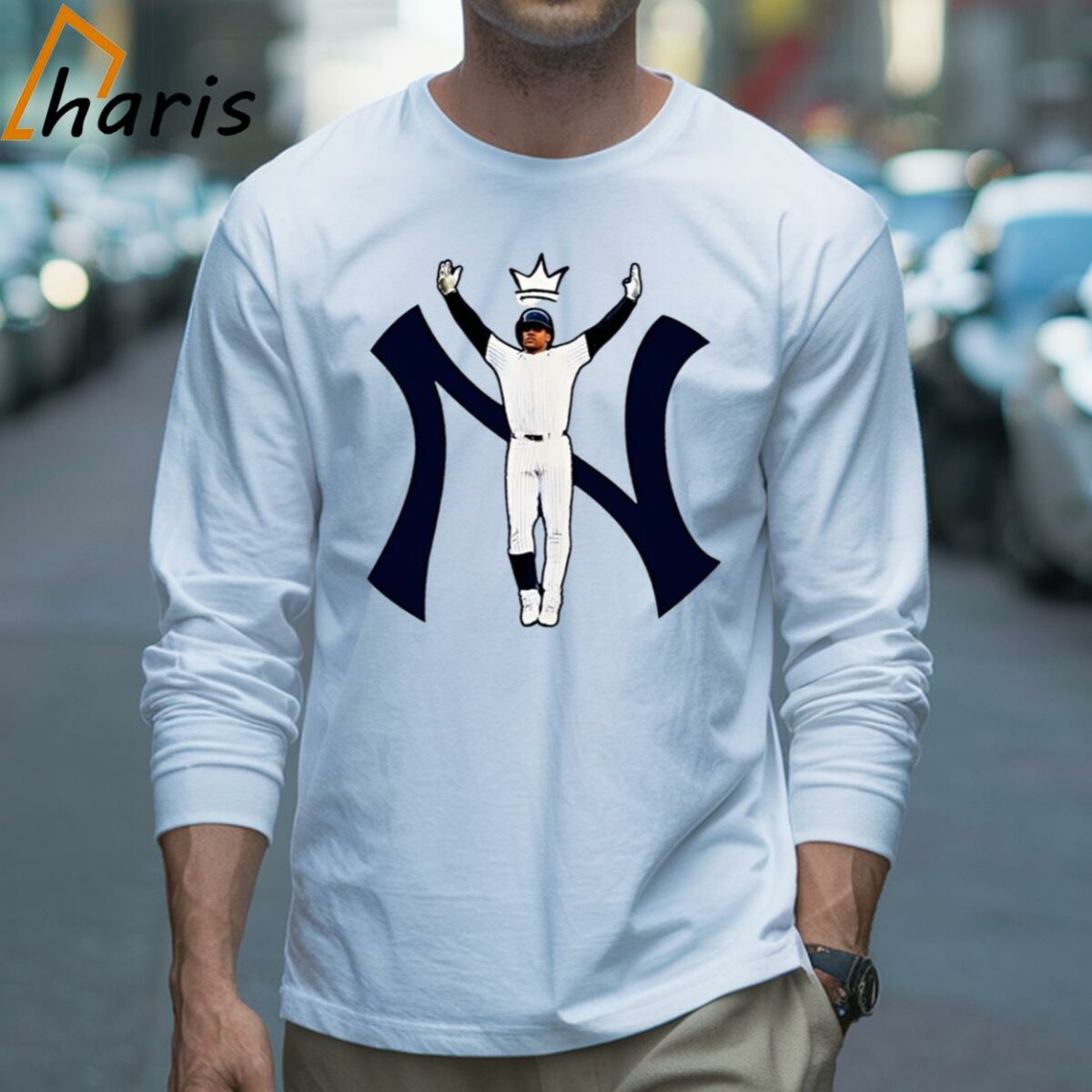 Josh Hart 3 I heart New York Knicks Drawing Shirt 3 Long sleeve shirt