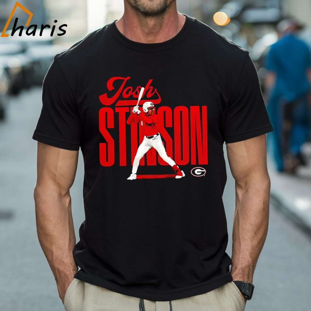 Josh Stinson Player Georgia NCAA Baseball Collage Poster Shirt
