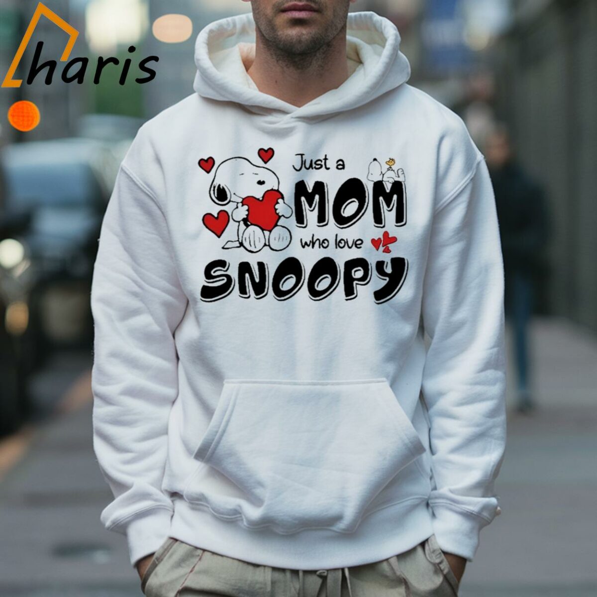 Just A Mom Who Love Snoopy Mothers Day Shirt 5 Hoodie