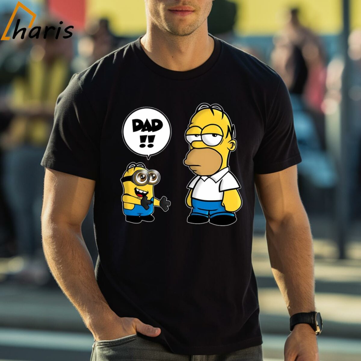 Kevin Minion And Homer Simpson Dad Funny T shirt 1 Shirt