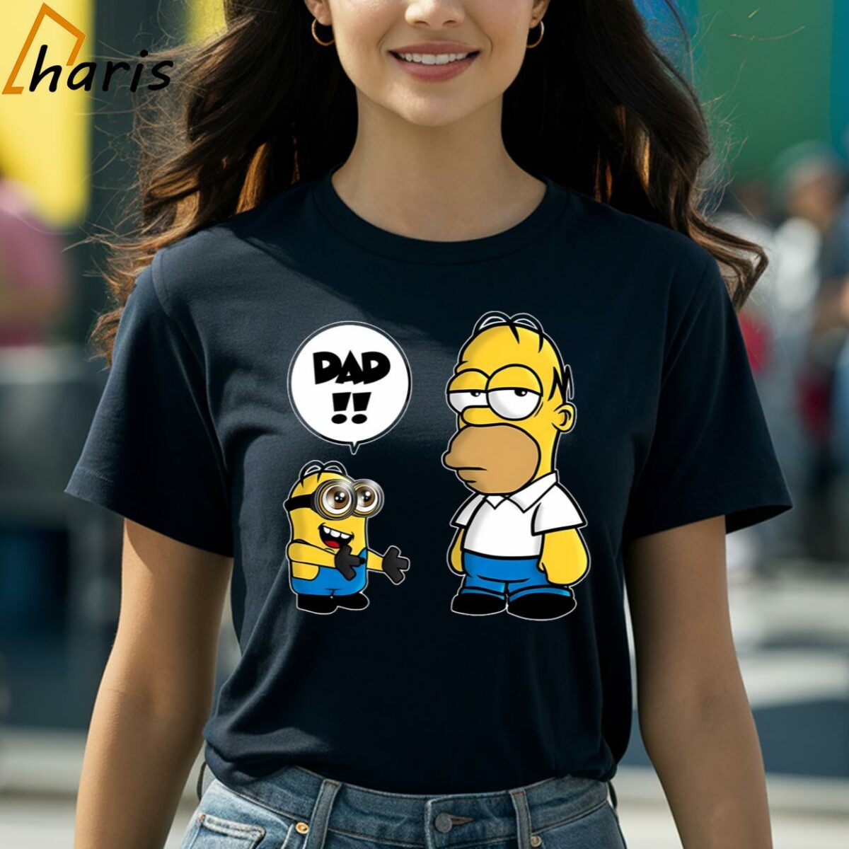 Kevin Minion And Homer Simpson Dad Funny T shirt 2 Shirt