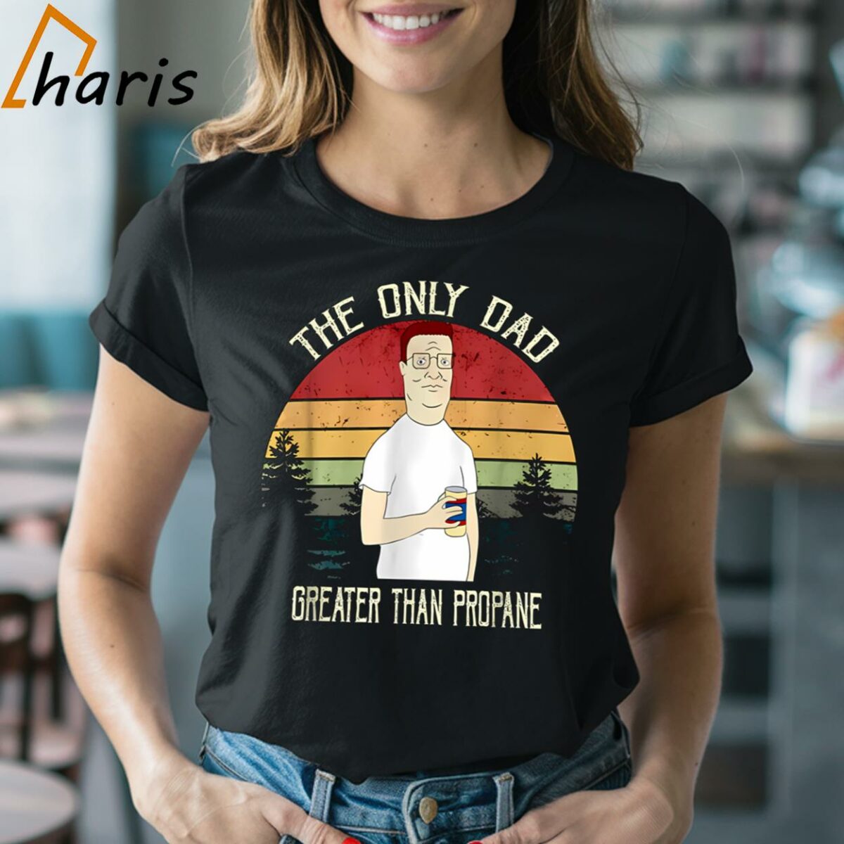 King Of The Hill Hank Hill The Only Dad Greater Than Propane Circle Shirt 2 Shirt