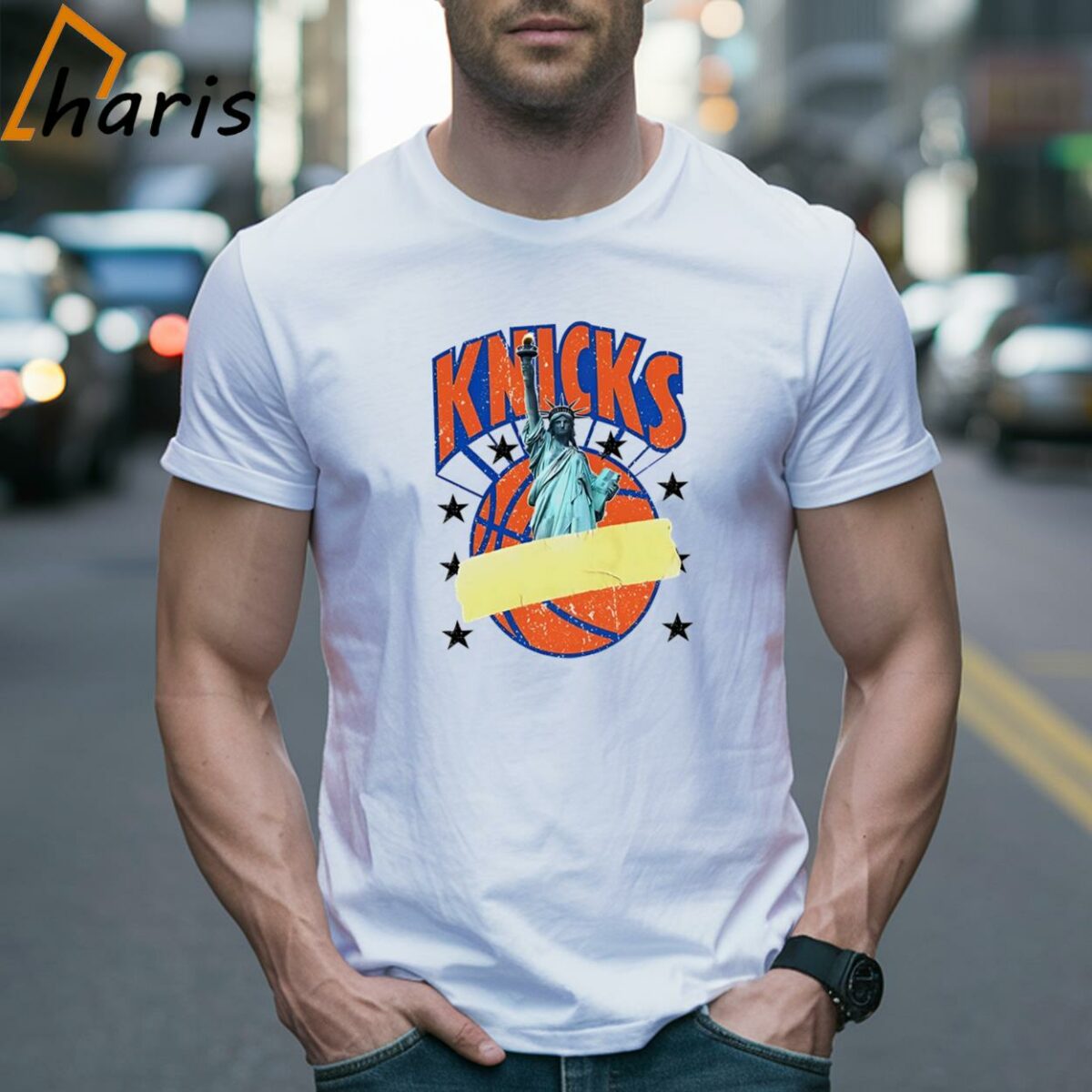 Knicks Basketball Statue Of Liberty New York Shirt 2 Shirt