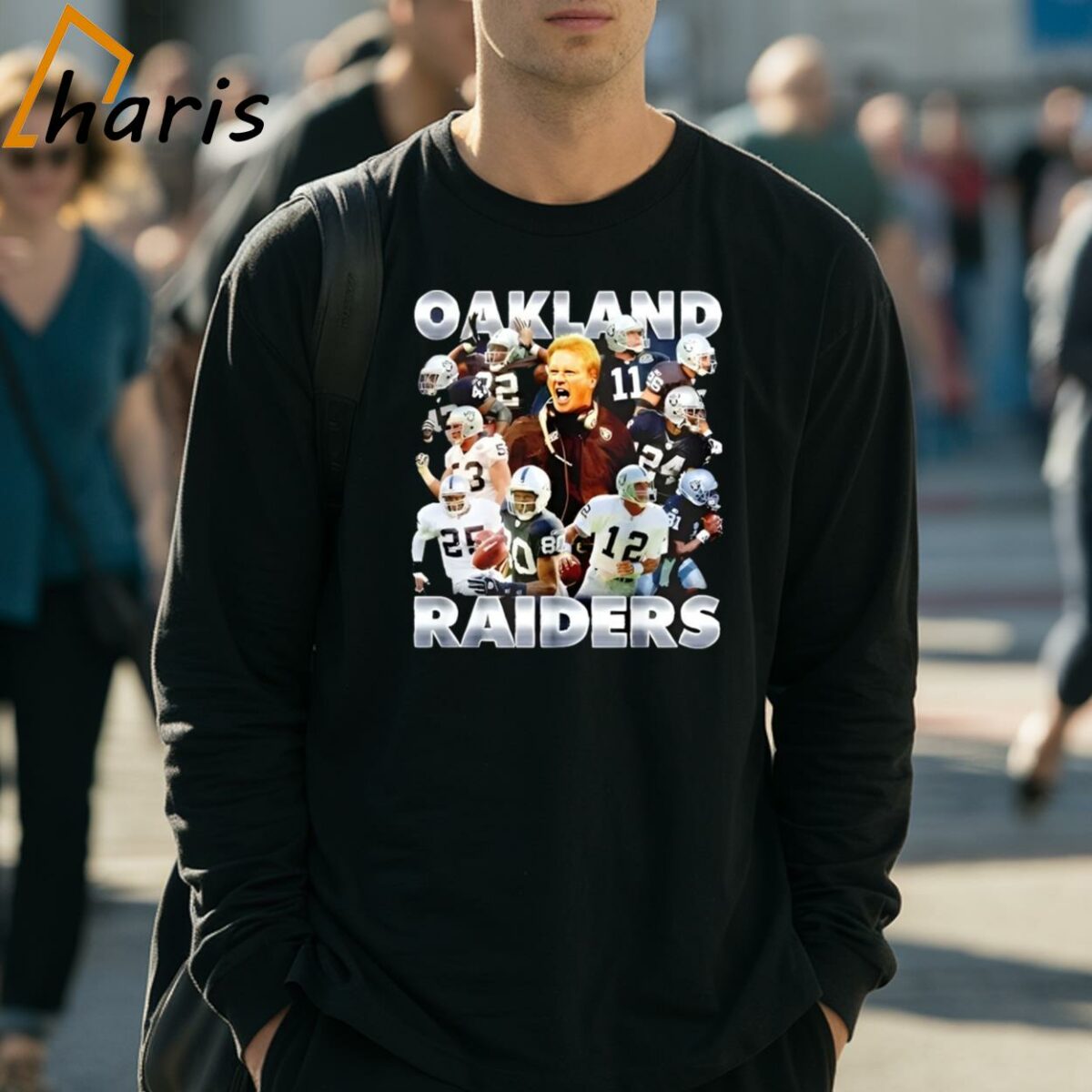 Las Vegas Raiders Football Team Oakland Raiders Graphic Shirt 3 Long Sleeve Shirt
