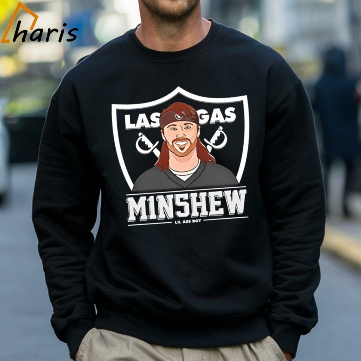 Las Vegas Raiders Gardner Minshew Lil Ass Boy Cartoon Shirt 4 Sweatshirt