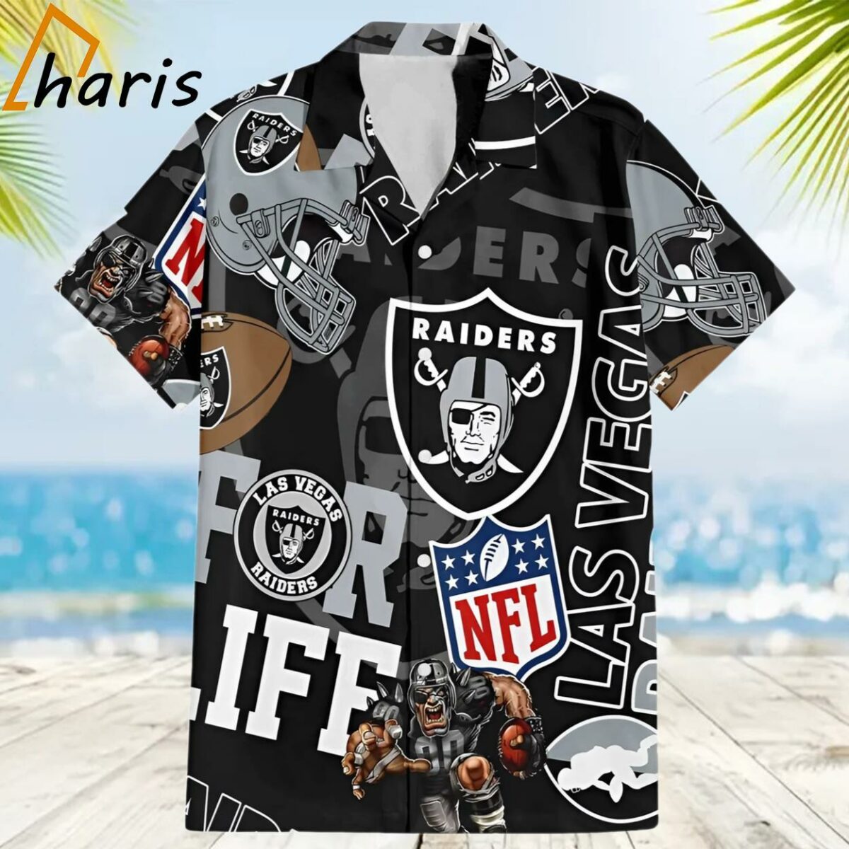 Las Vegas Raiders NFL Summer Hawaiian Shirt 2 2