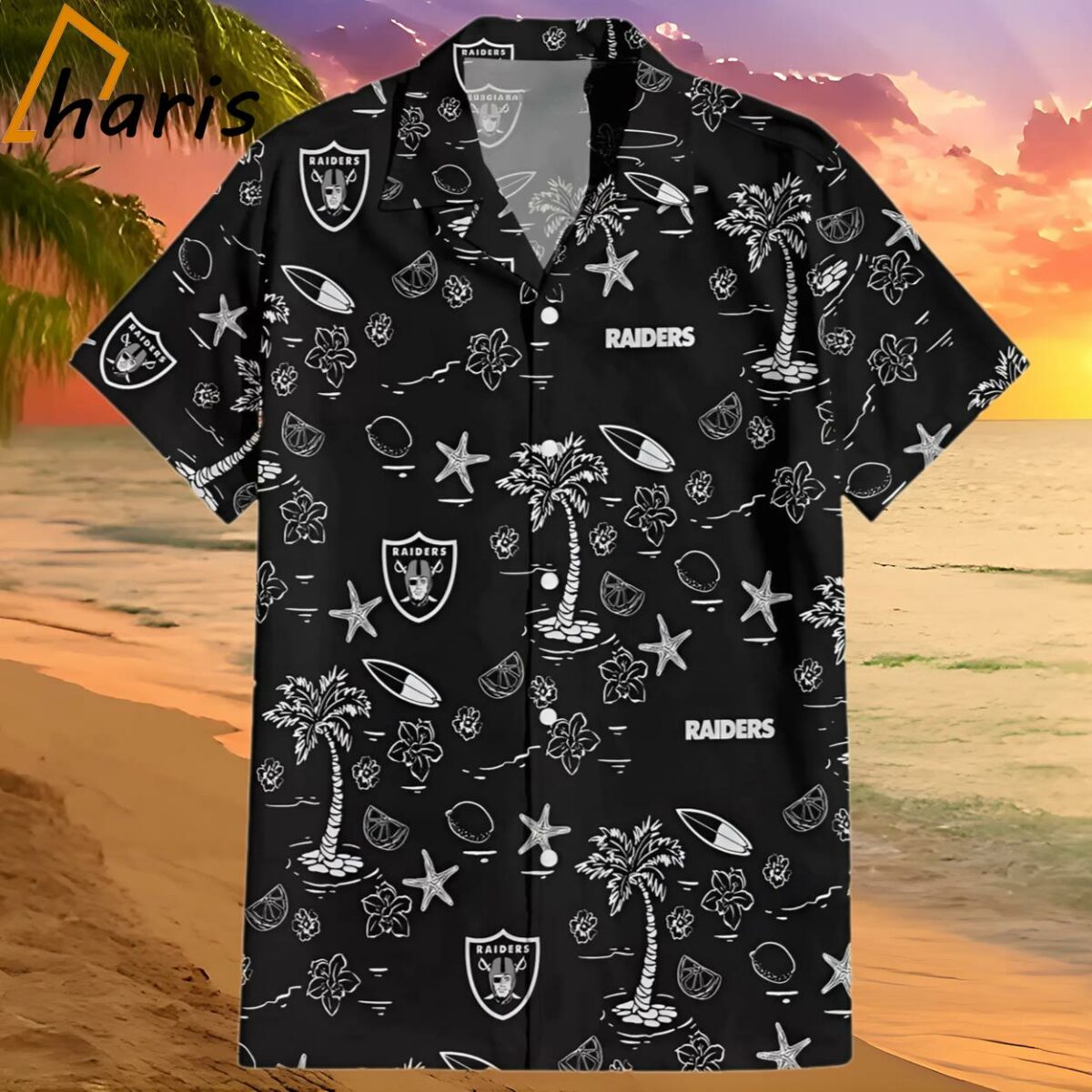 Las Vegas Raiders Tropicana Hawaiian Shirt 2 2