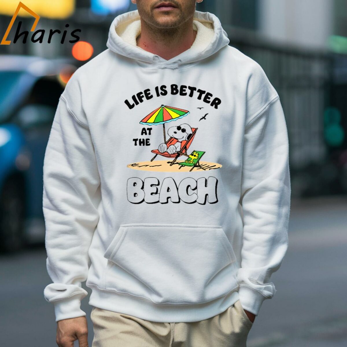 Life Is Better At The Beach Snoopy Cartoon Hello Summer Shirt 5 Hoodie
