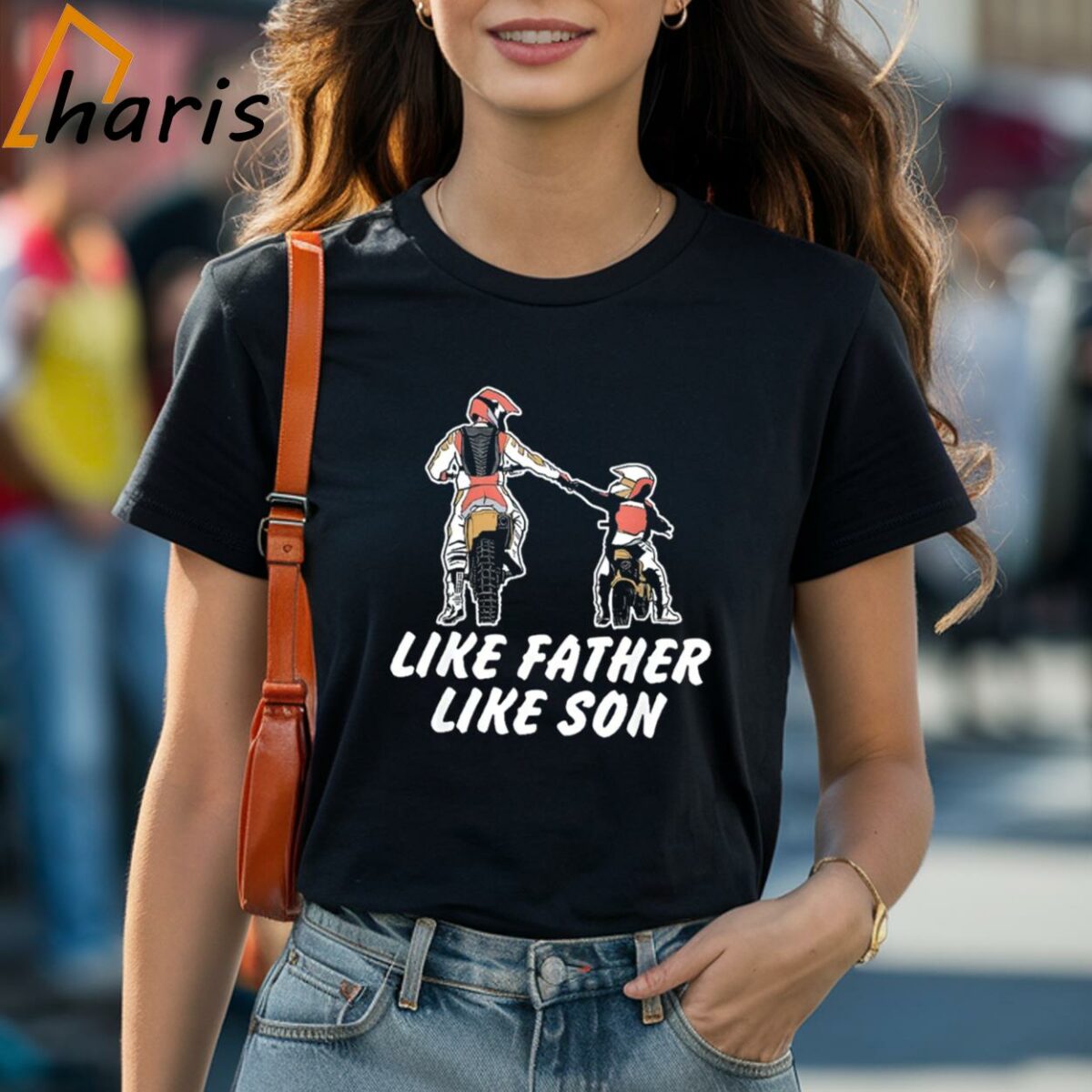 Like Father Like Son Dirt Bike Riding Motocross T Shirt 1 Shirt