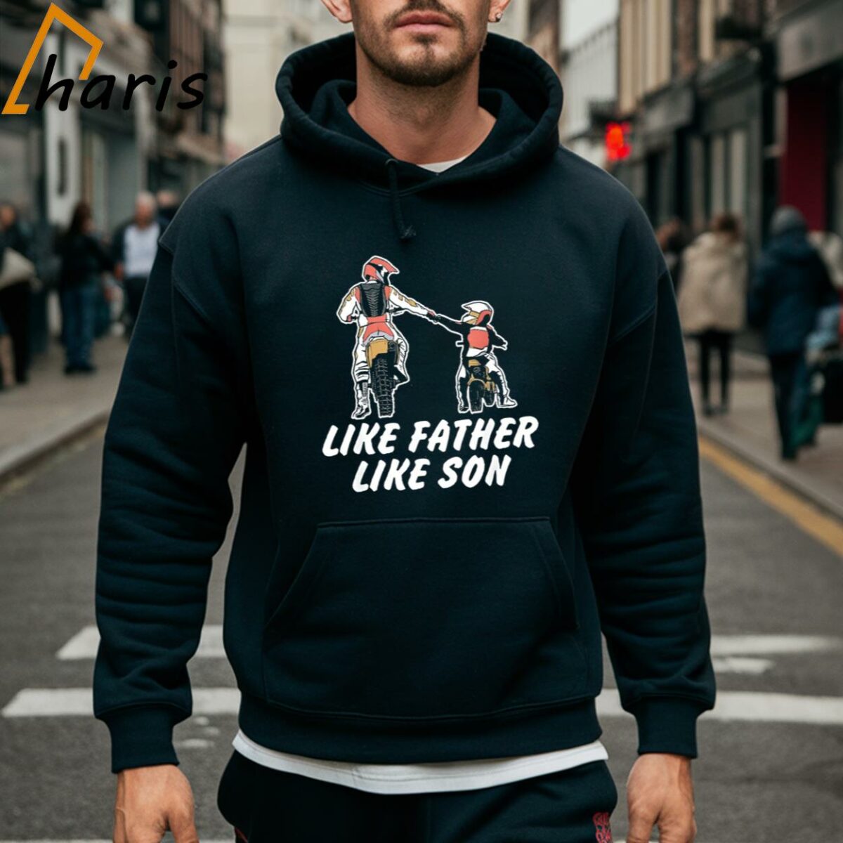 Like Father Like Son Dirt Bike Riding Motocross T Shirt 5 Hoodie