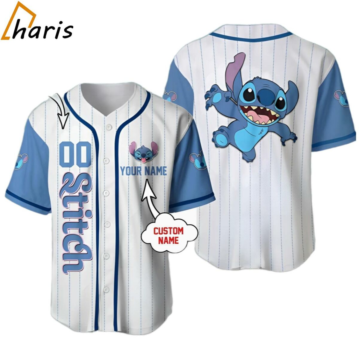 Lilo Stitch Baseball Jersey Inspired Design for Fans jersey jersey