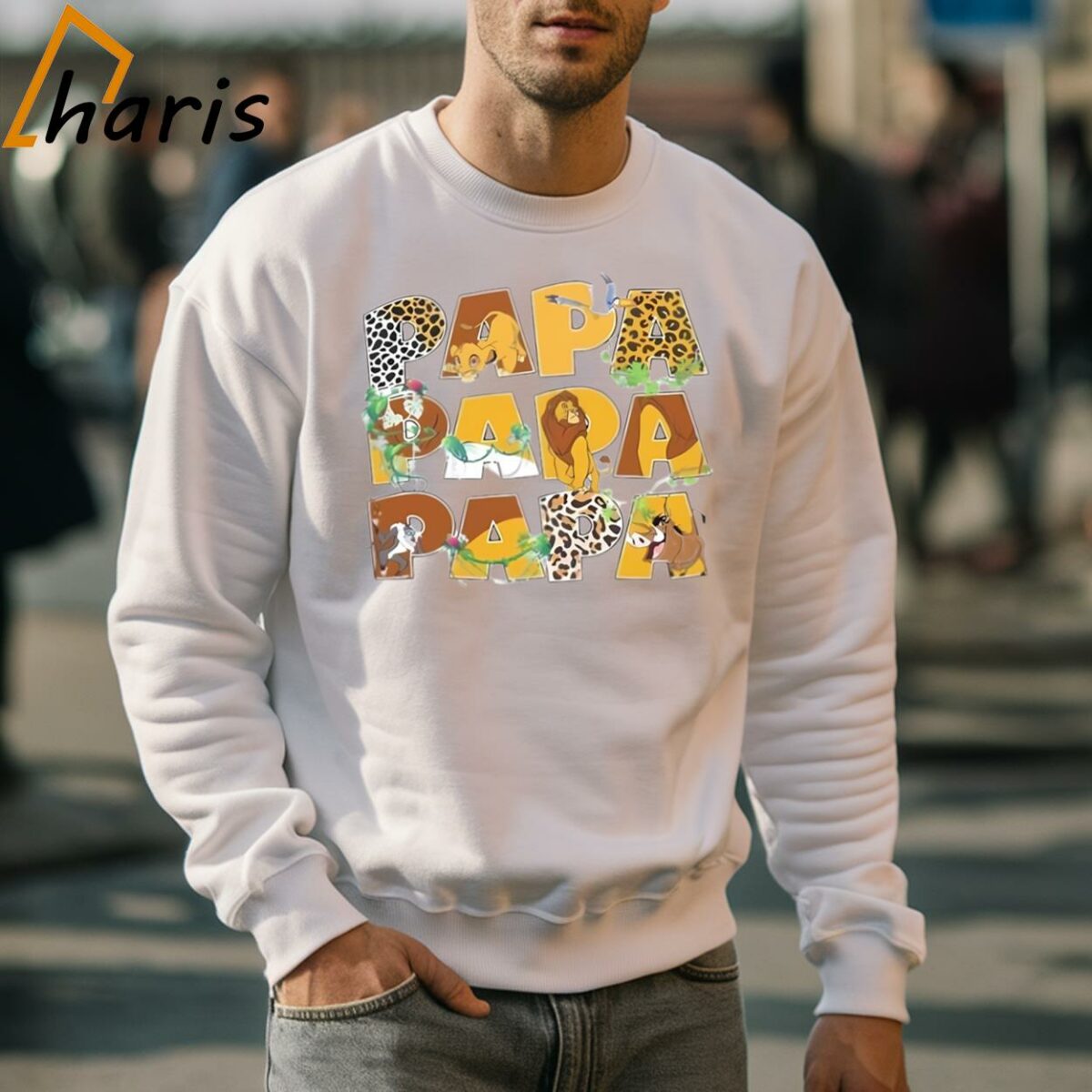 Lion King Papa Super Shirt Simba Family Mufasa Fathers Day Gift 5 Sweatshirt